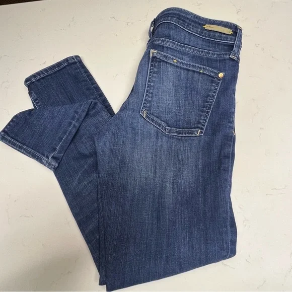 Anthropologie by Pilcro and the Letterpress Stet Fit Denim Skinny Jeans Sz 28 - Picture 7 of 16
